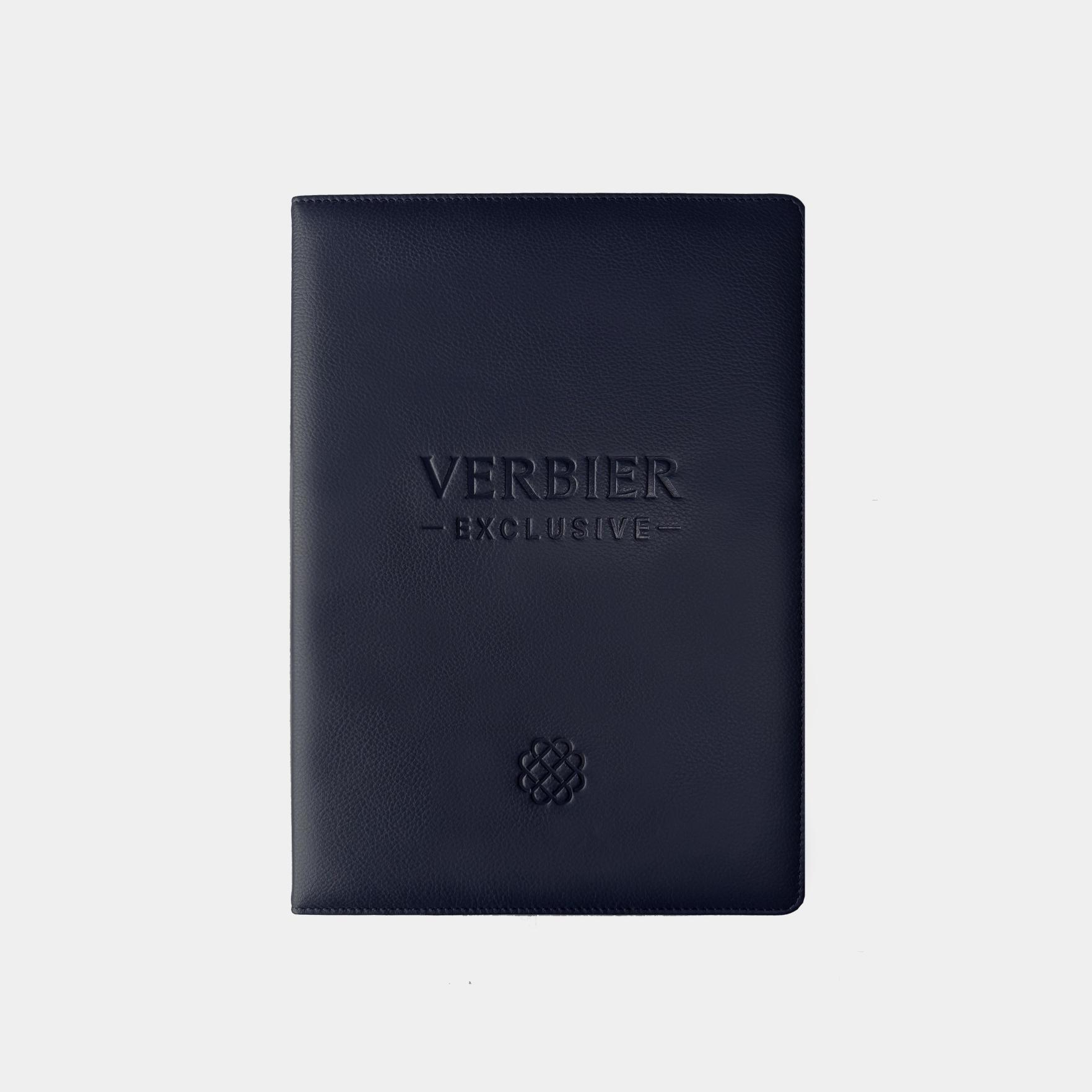 A4 leather ring binder for hotel and resort directories 