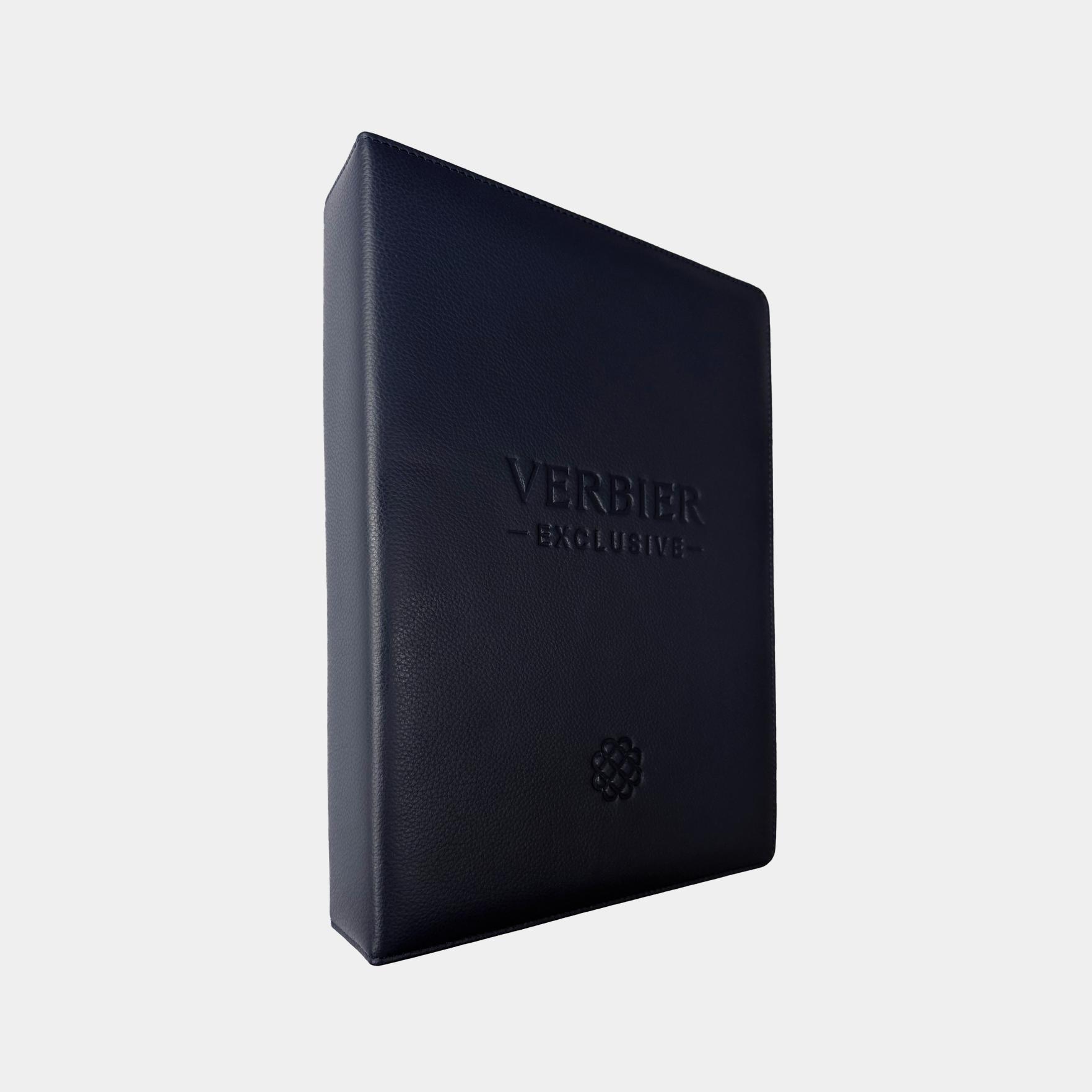A4 leather ring binder for hotel and resort directories 
