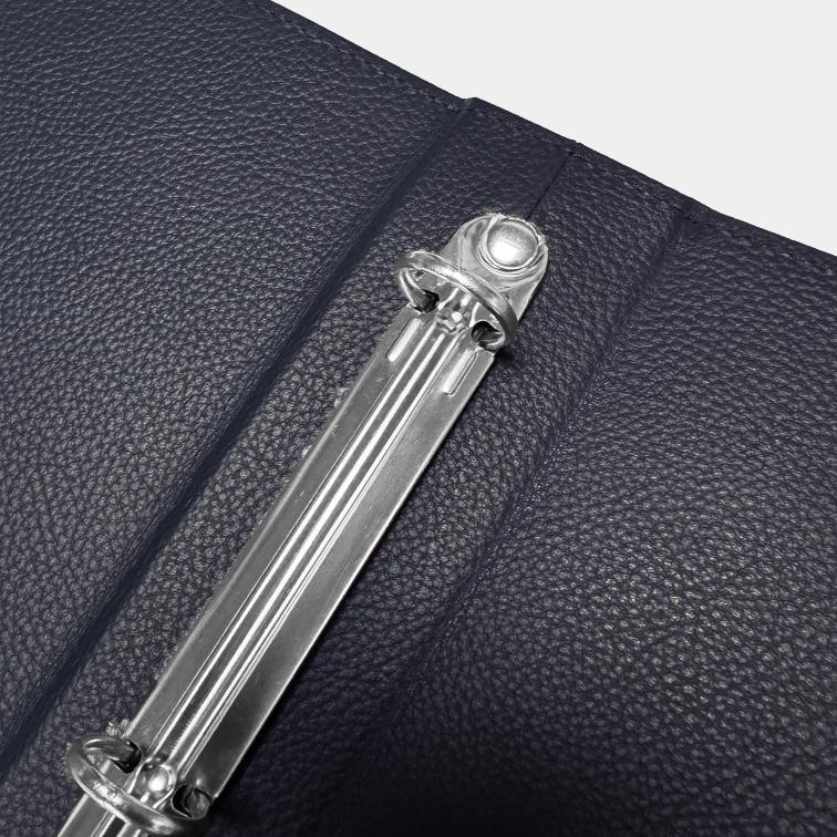 A4 leather ring binder for hotel and resort directories 