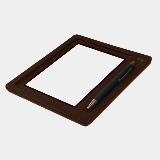A6 notepad tray for hotel suites