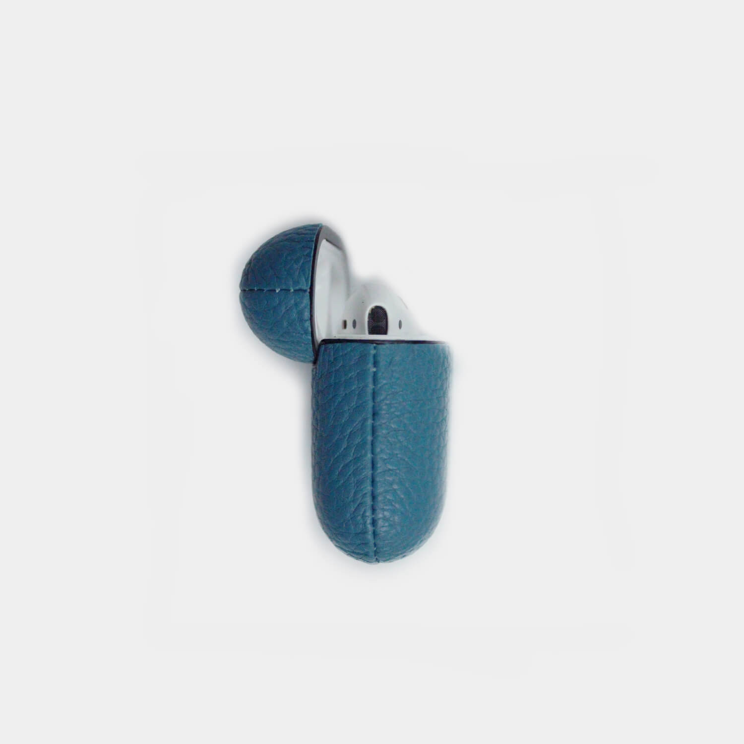 Pebble grain leather AirPods and AirPods Pro case, branded with your company logo