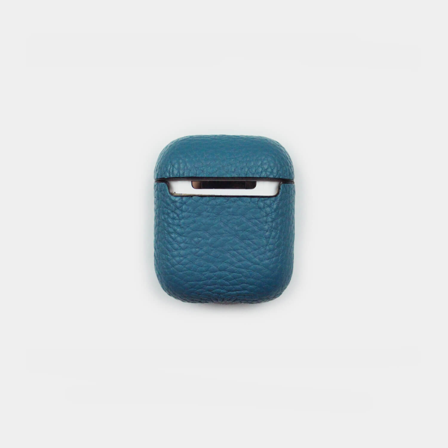 Pebble grain leather AirPods and AirPods Pro case, branded with your company logo