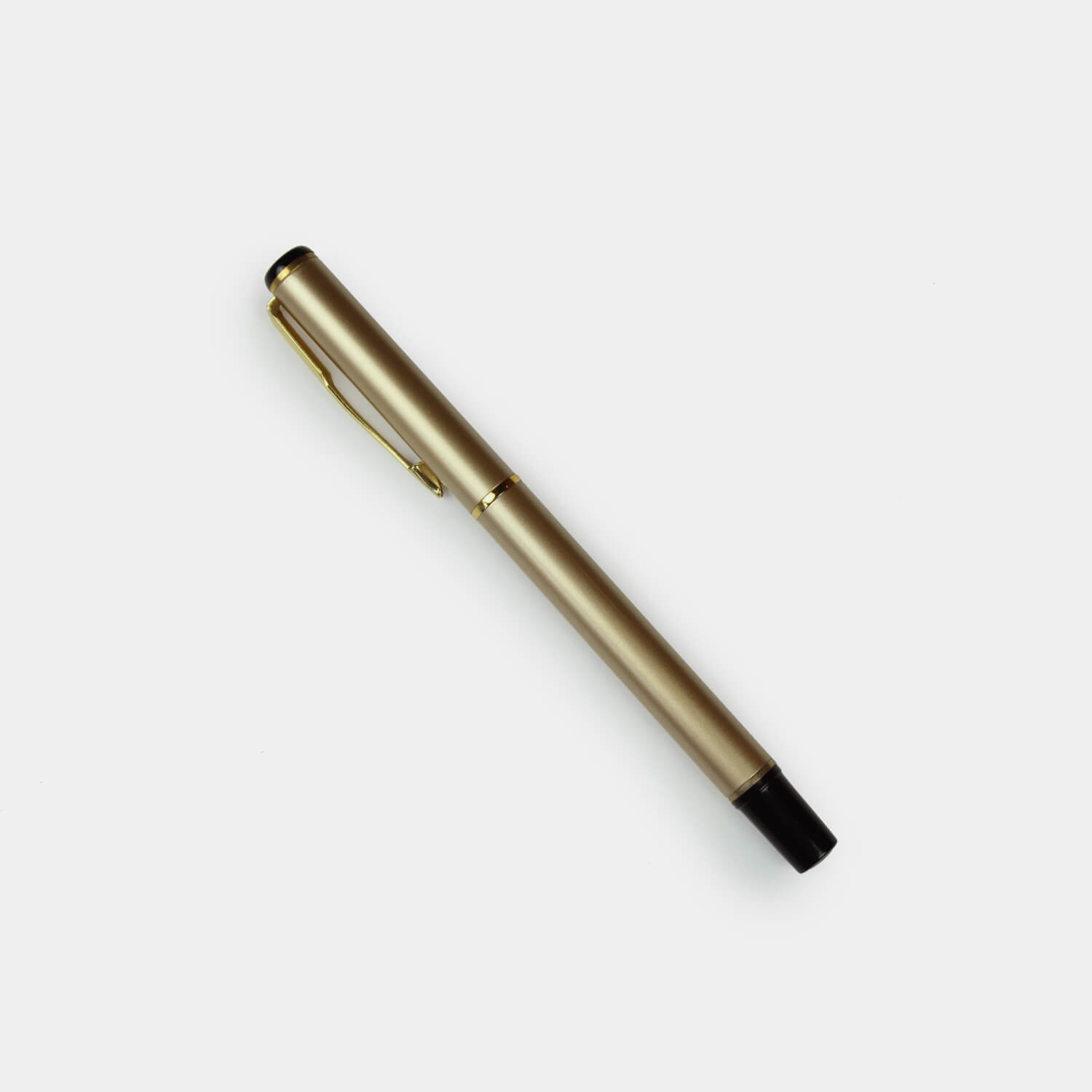 Luxury classic slim rollerball pen with aluminium and metal alloy, black and blue inc. Engraved with your company logo