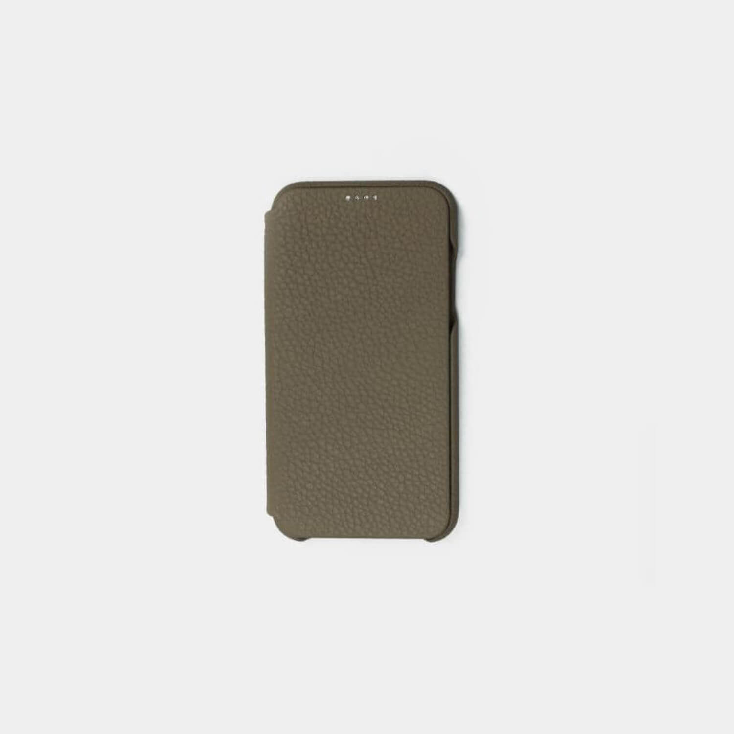 Pebble grain leather phone flip over screen cover and case to protect the phone for all models with one card slot