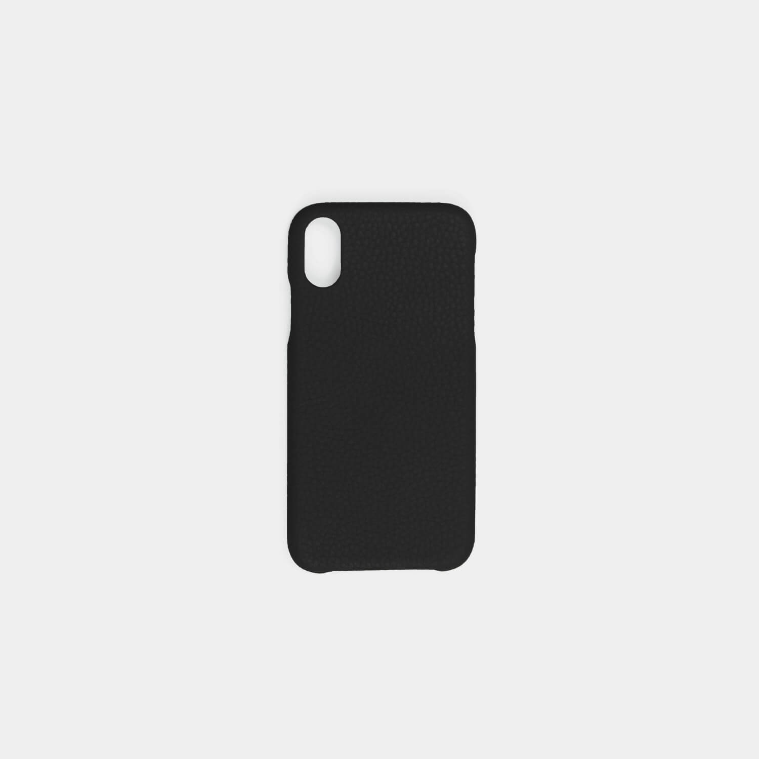 Pebble grain leather iPhone case for all models, moulds to the case to protect the iPhone
