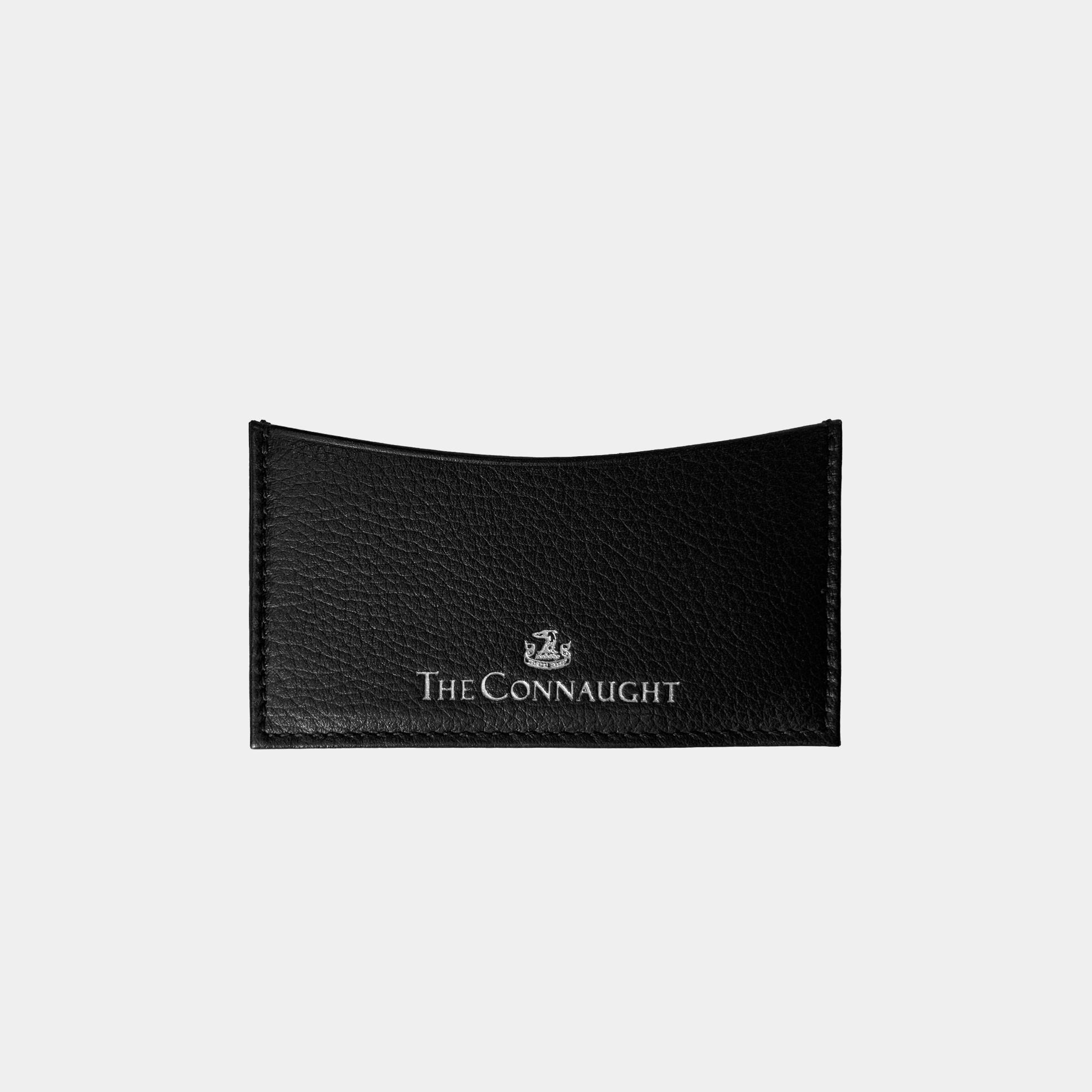 A4 landscape menu folder made from full-grain leather to accommodate a large menu