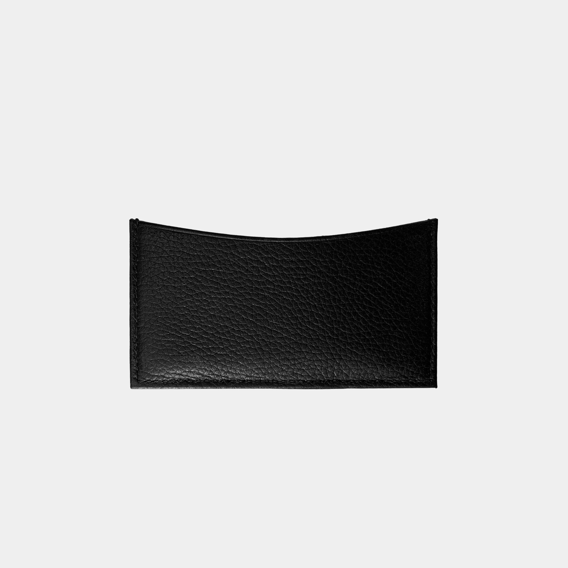 A4 landscape menu folder made from full-grain leather to accommodate a large menu