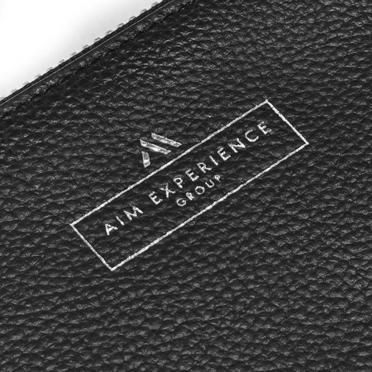 Flat leather travel pouch made for a slimline answer to holding all your necessary travel documents