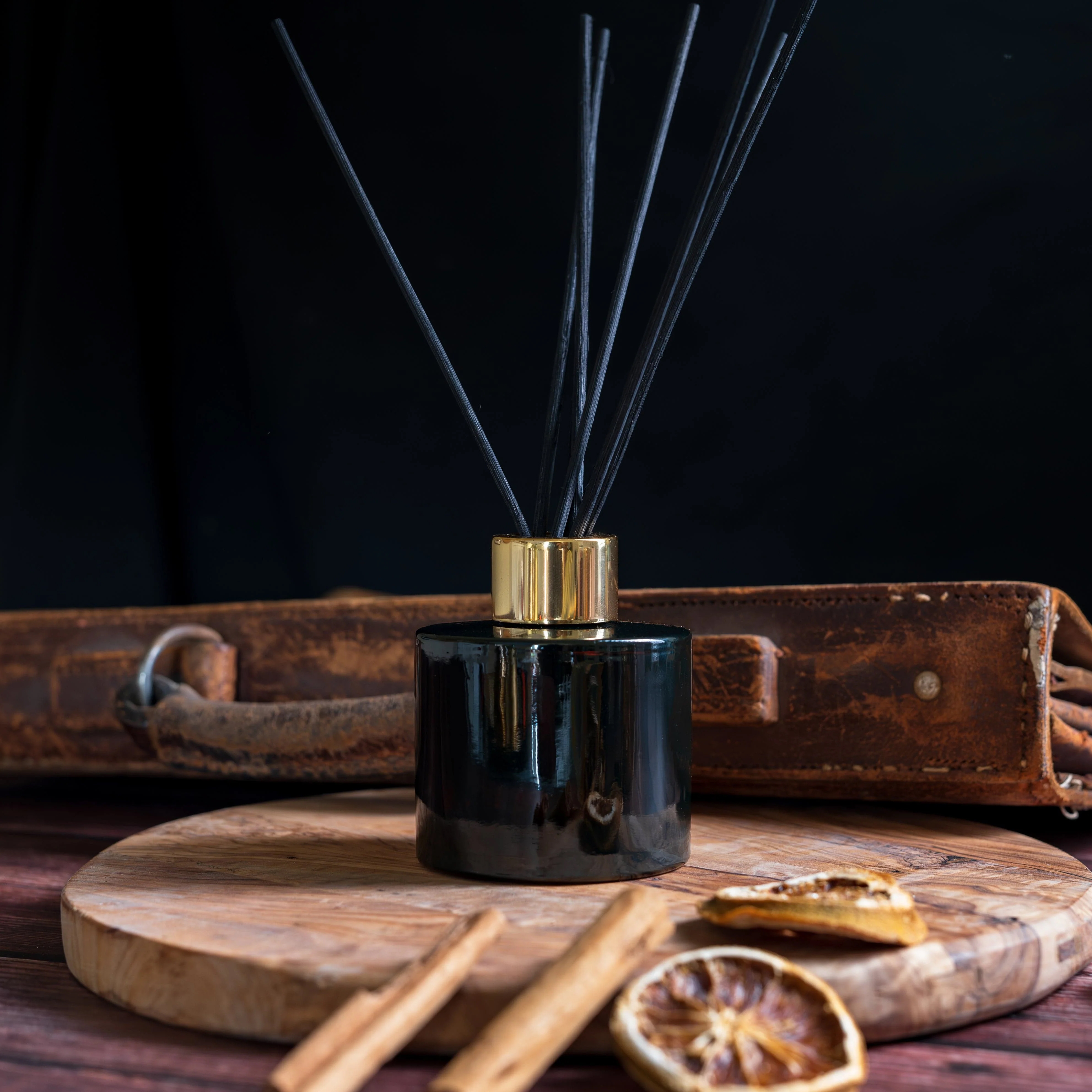Luxury bespoke scented reed diffuser in branded vessel