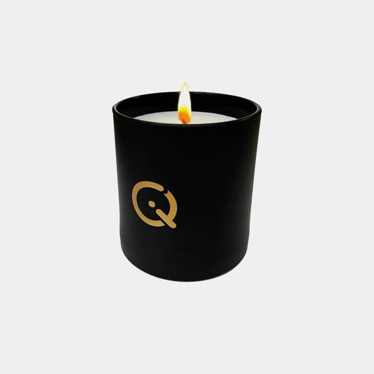 Luxury bespoke scented candle in branded vessel