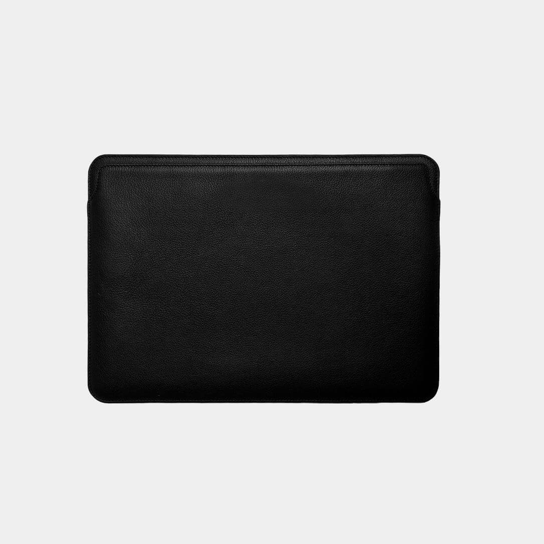 Leather laptop sleeve to neatly store your laptop device